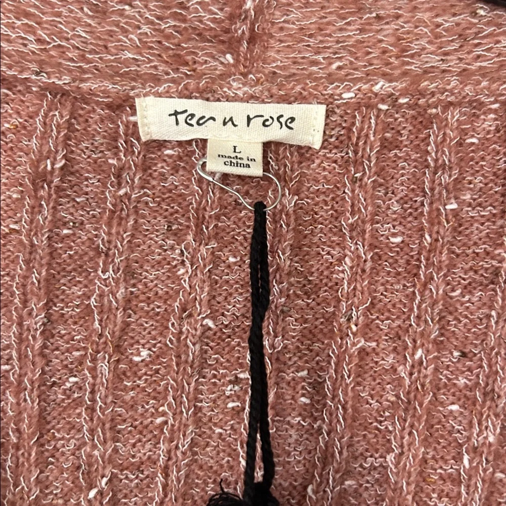 NWT Pink Ribbed Cardigan and Skirt Set - Picture 2 of 2